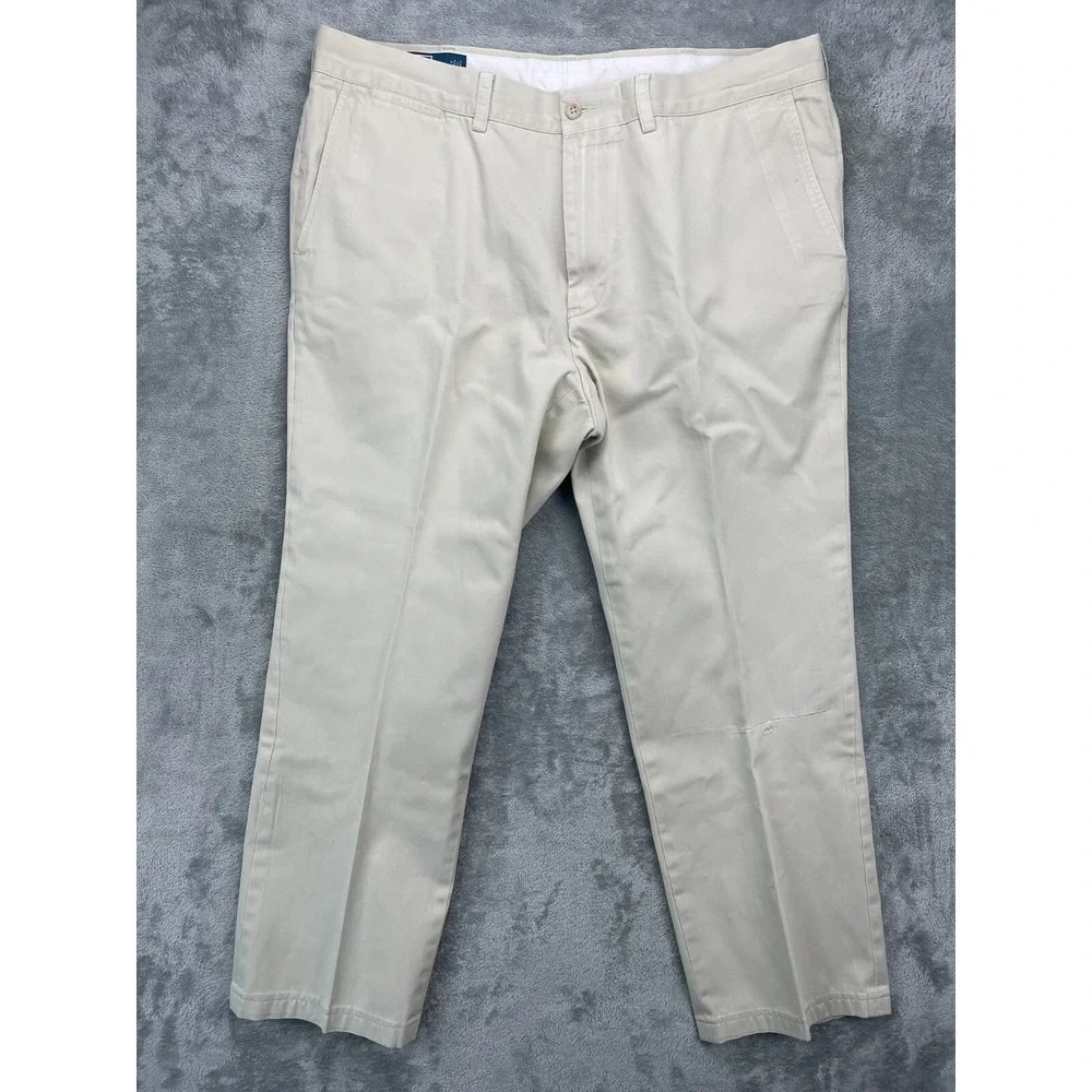 VTG Polo by Ralph Lauren Men's Suffield‎ Pants 38x32 (Real 38x29) Ivory Cotton